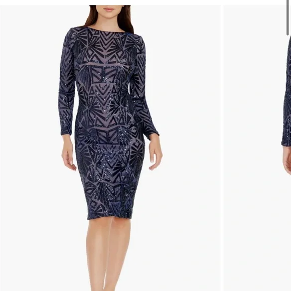 dress the population sequin bodycon dress Zoe Sequin Dress